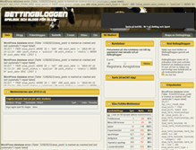 Tablet Screenshot of bettingbloggen.com